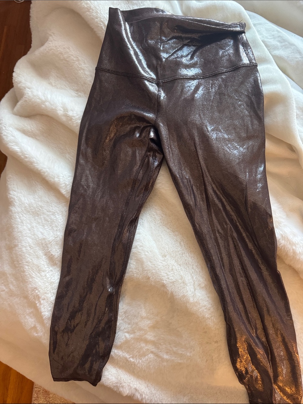 lululemon athletica Shiny Metallic Brown Activewear